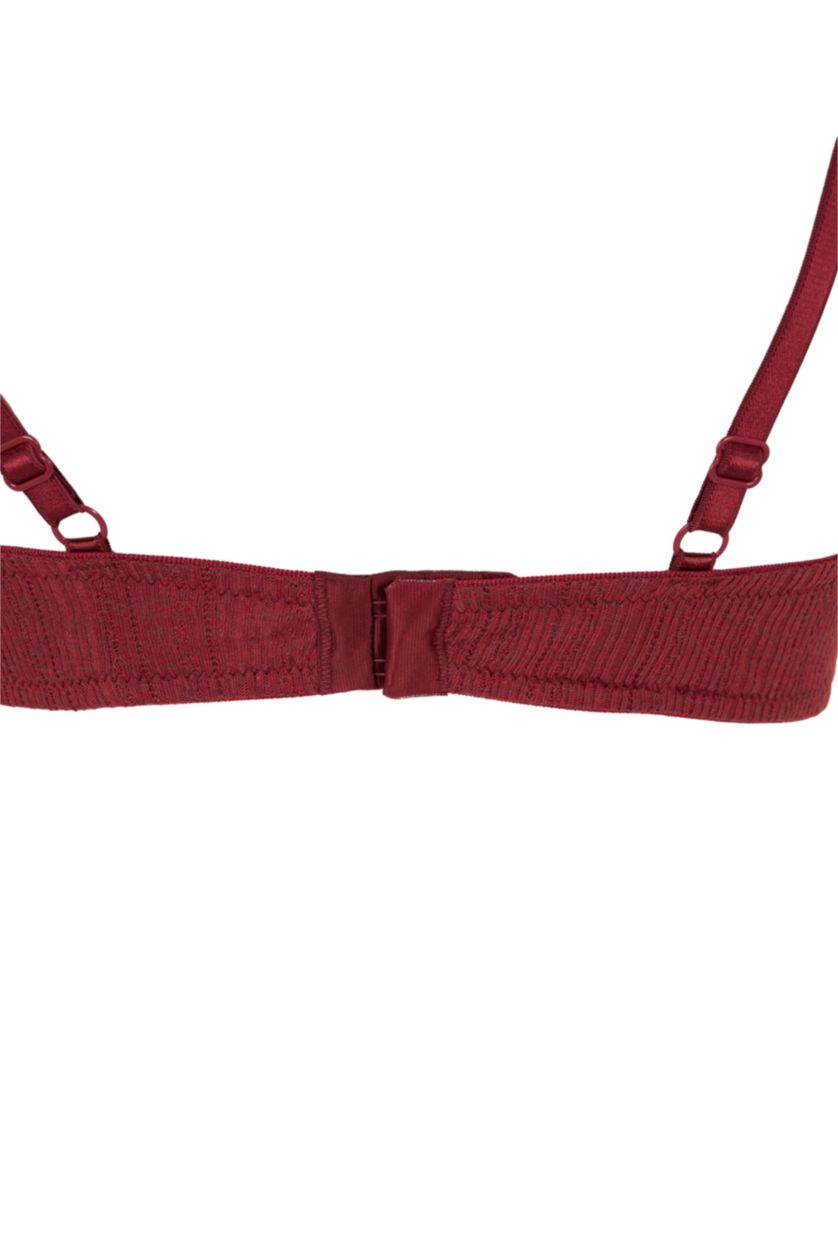 FEMME Bordeaux Soutien-Gorge avec dentelle de Fall in Love