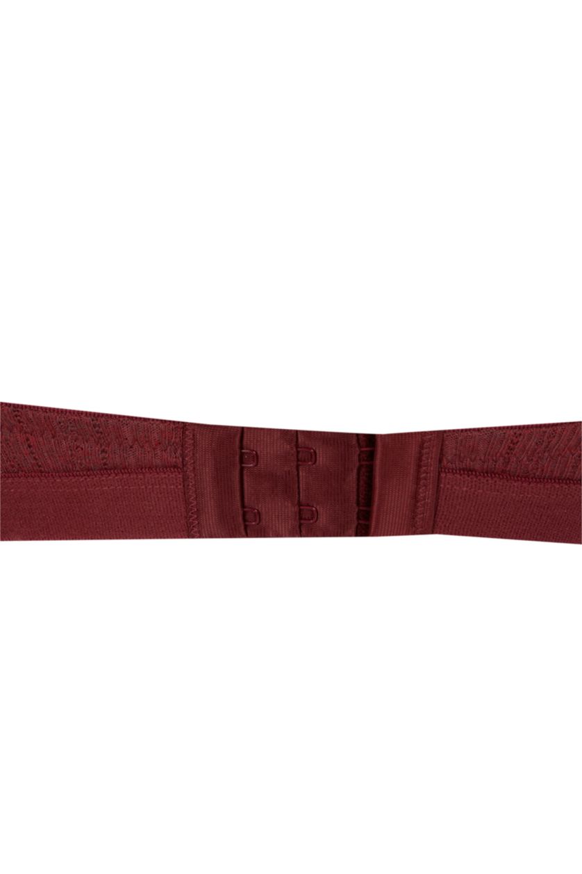 WOMAN Bordeaux Melange Fall in Love With Lace Maximiser Bra