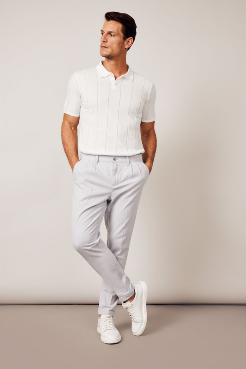 رجال أزرق بنطلون كروب قطن