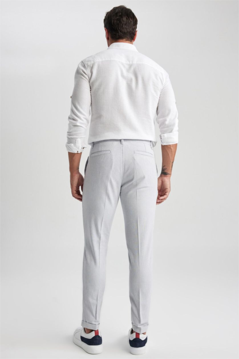 رجال أزرق بنطلون كروب قطن