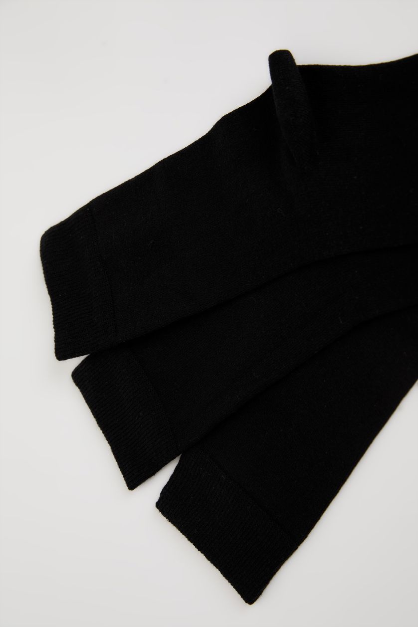 رجال أسود جوارب رجالي قصير - 3 أزواج