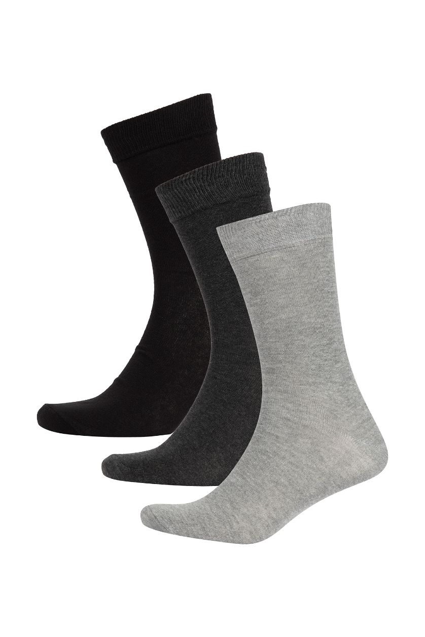 MAN Karma Men's Cotton 3-pack Long Socks
