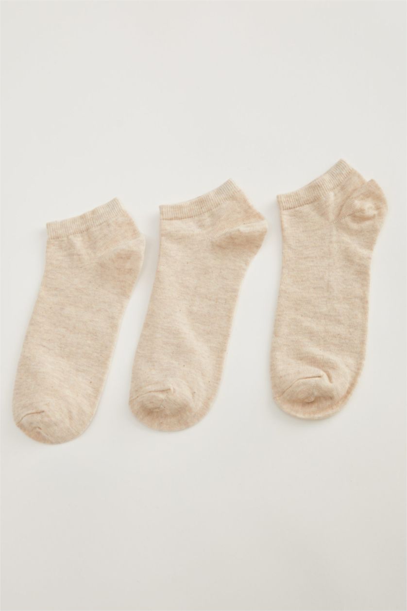 Мужчины Коричневый меланж Короткие носки из хлопка для мужчин