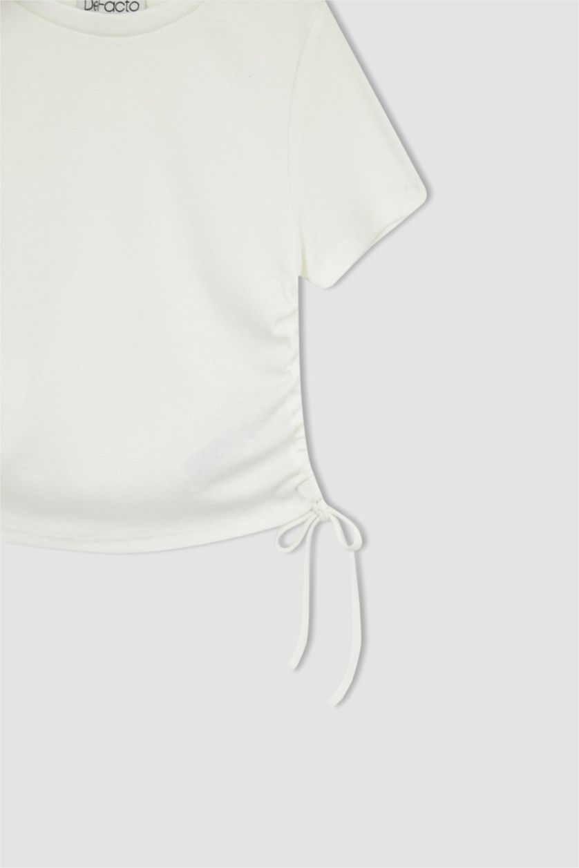 نساء اوف وايت Slim Fit Camisole Short Sleeve T-Shirt