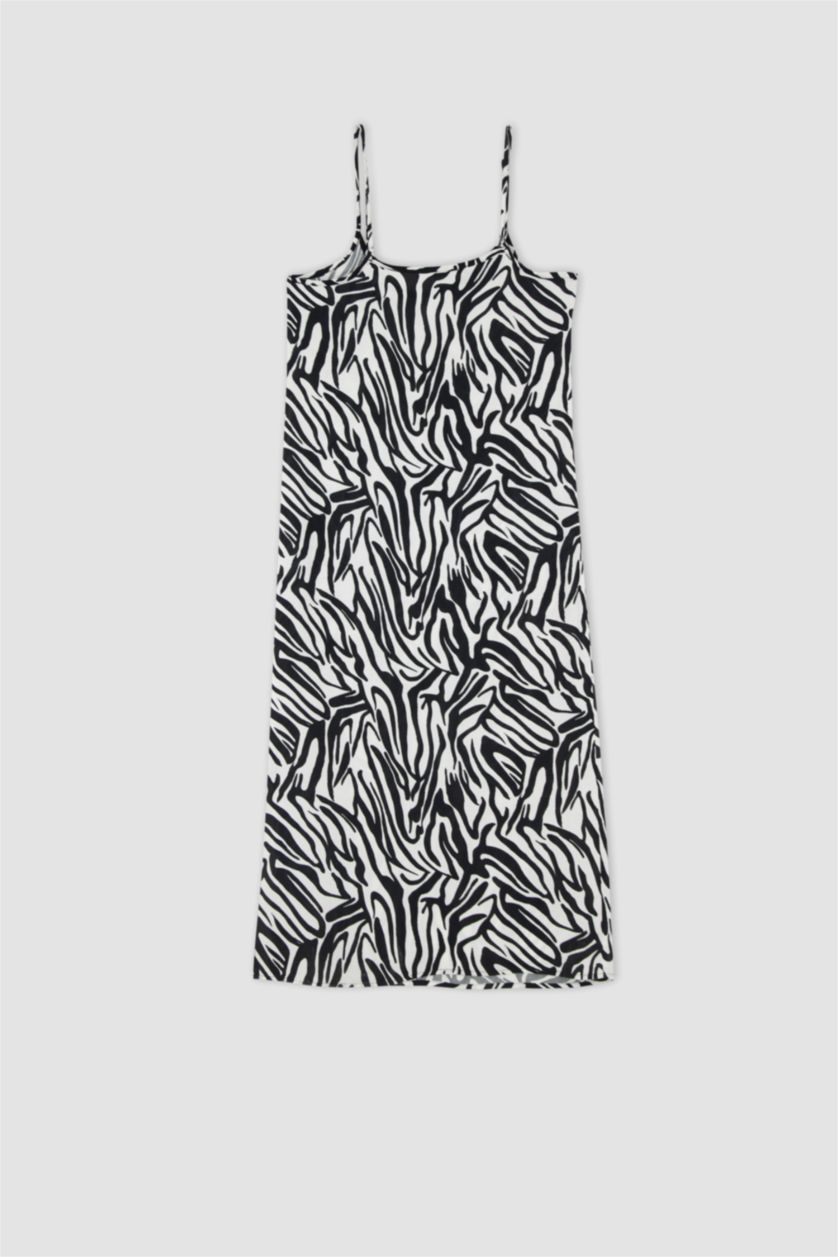 Kadın Ekru Midi Elbise