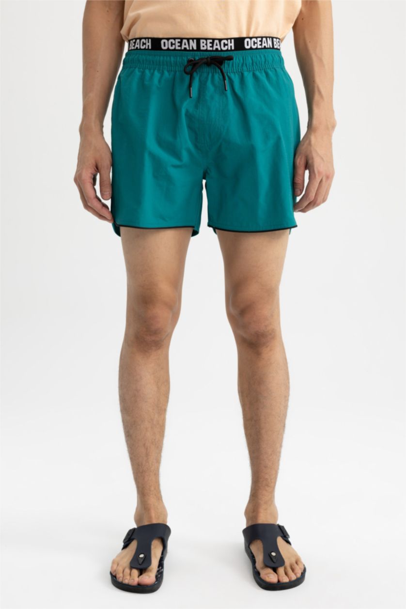 Мужчины Темно-зеленый Плавательные шорты Andy