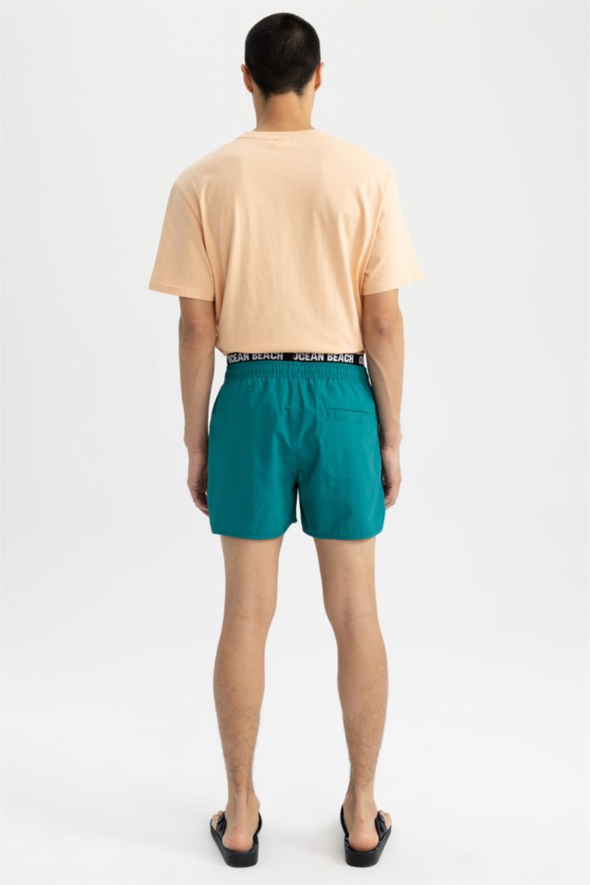 Мужчины Темно-зеленый Плавательные шорты Andy