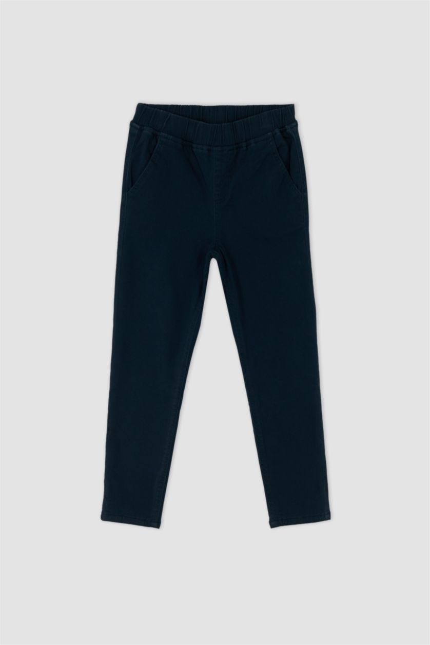 Мальчики и подростки Синий Брюки из габардина для мальчиков, Школьная коллекция