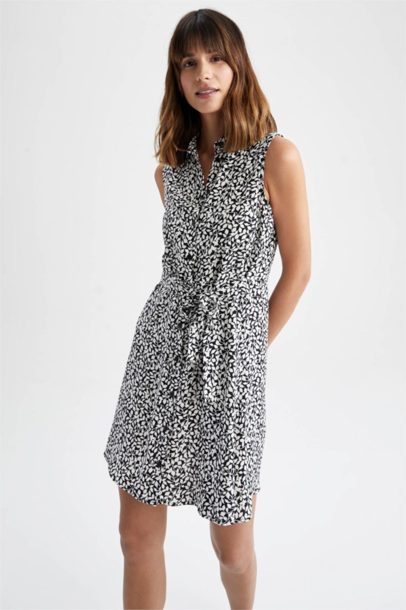 Kadın Siyah Mini Elbise