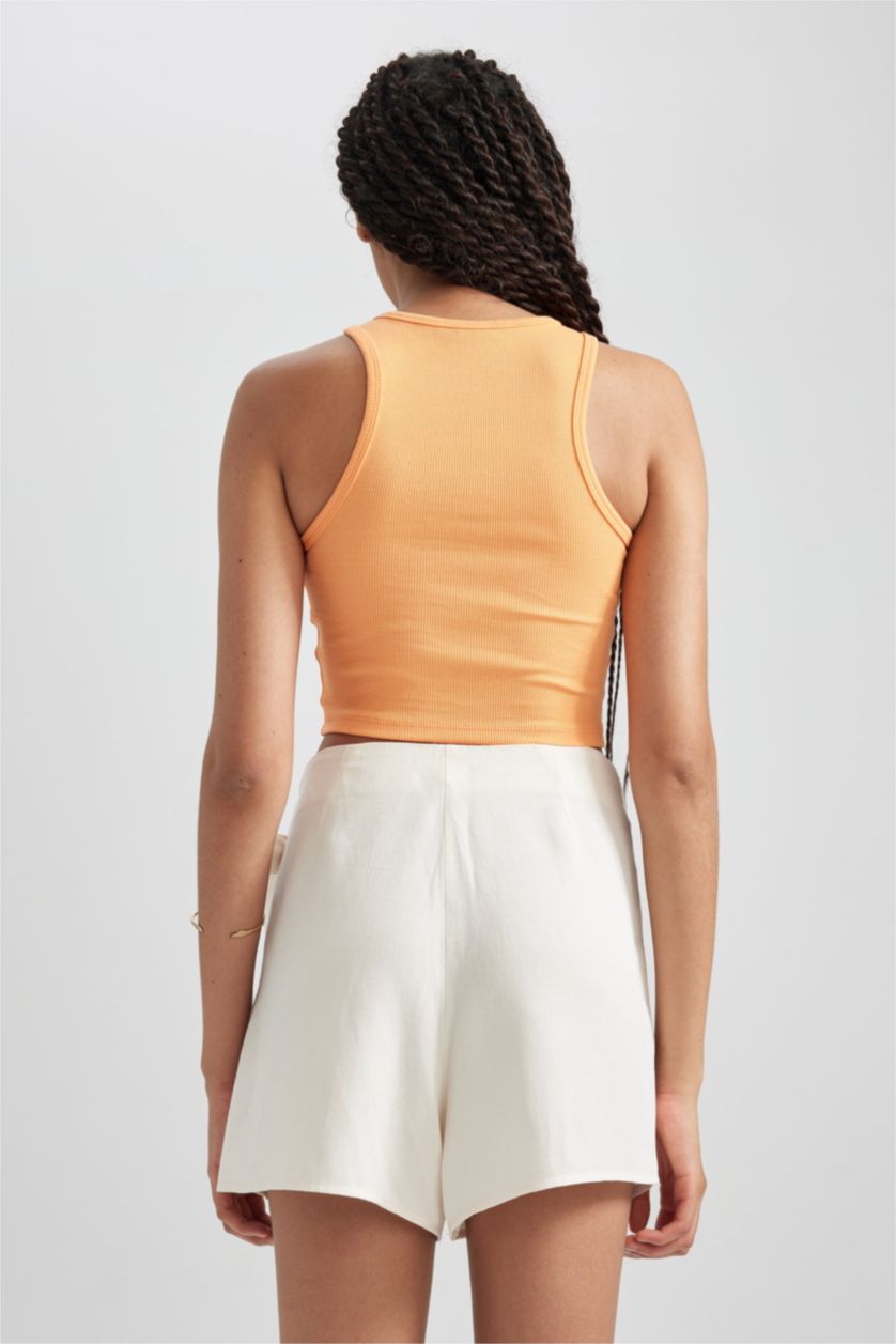 FEMME Orange Clair Coupe Slim