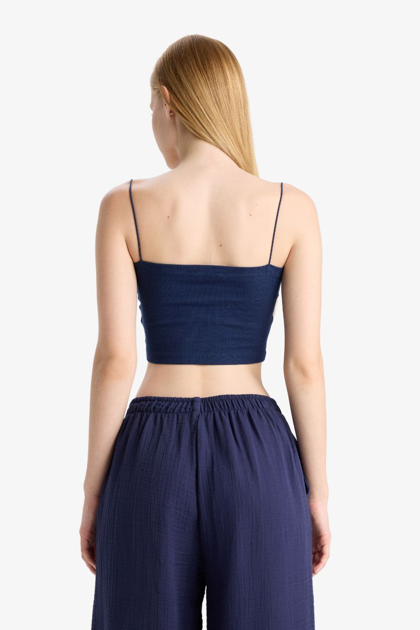 Kadın Lacivert Fıtted Atlet