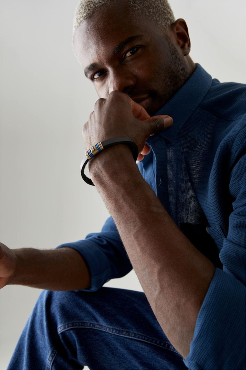 HOMME Karma Bracelet en faux cuir