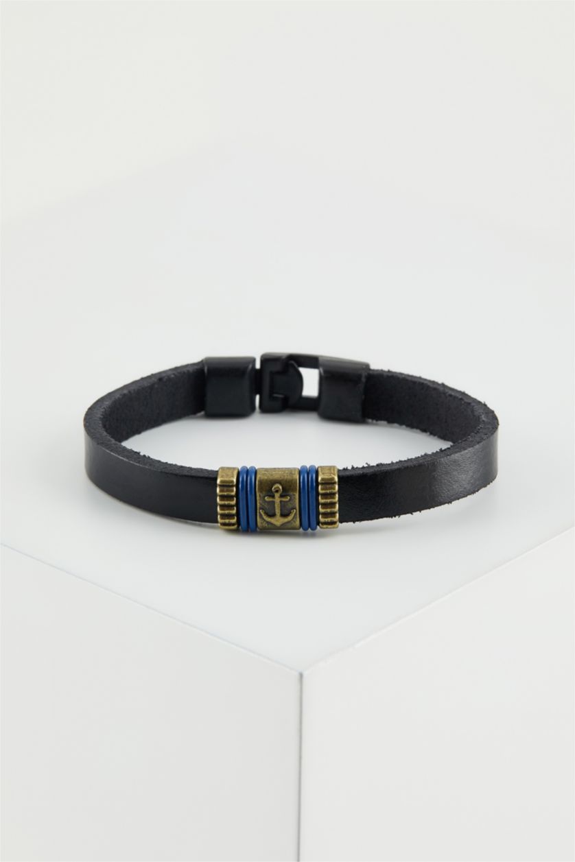 HOMME Karma Bracelet en faux cuir