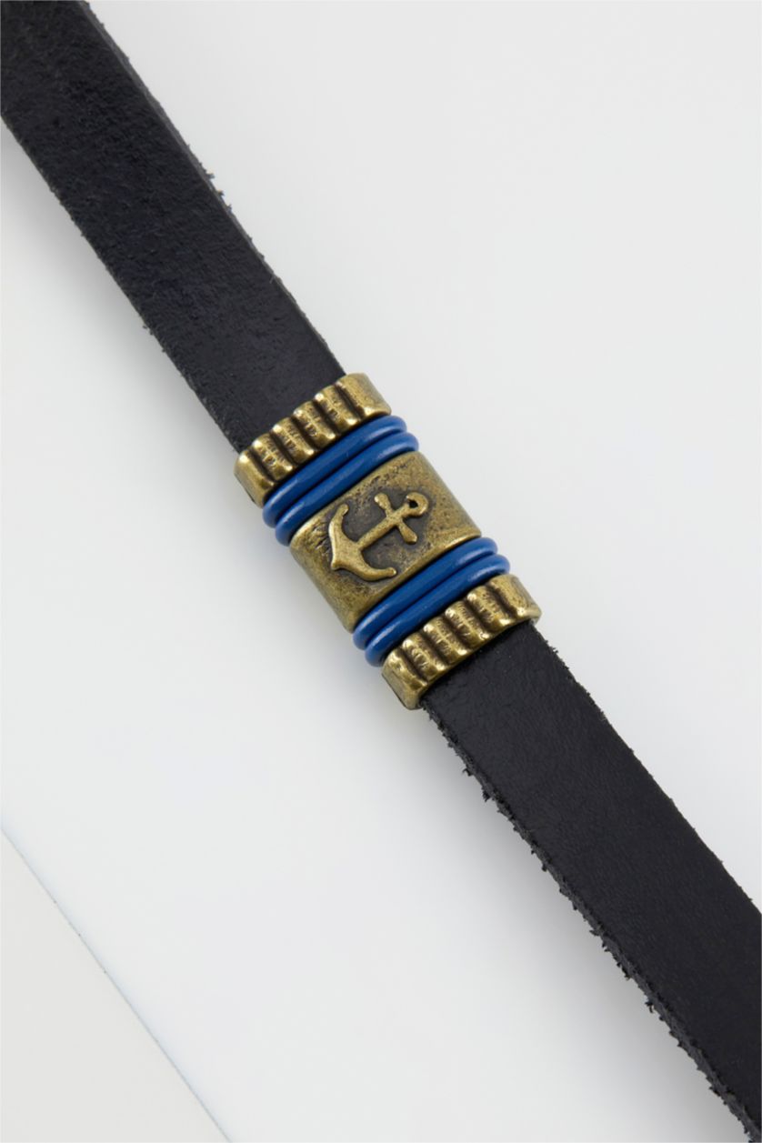 HOMME Karma Bracelet en faux cuir