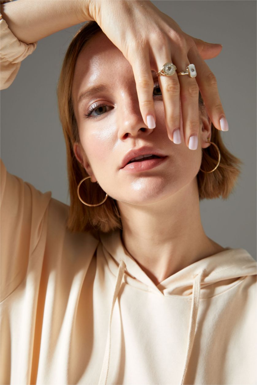 WOMAN White 2 Piece-Enameled Ring