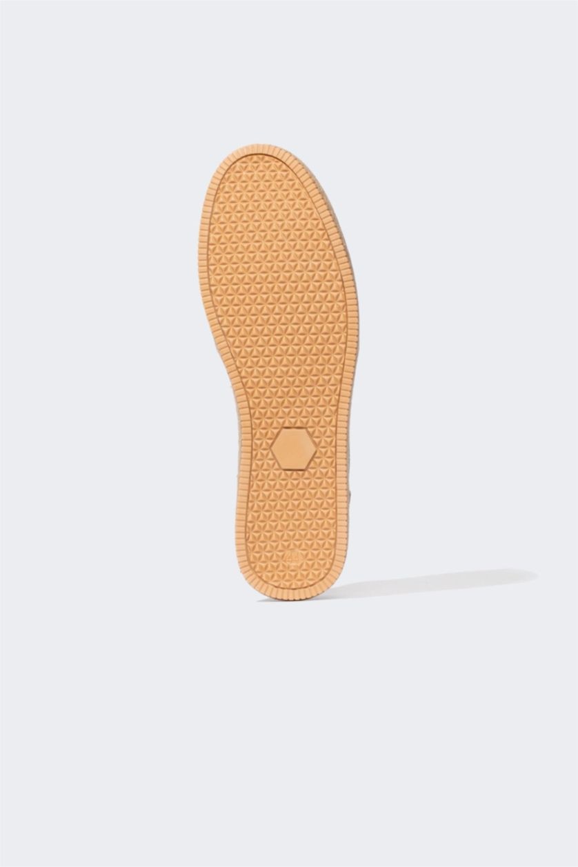 رجال كاكي حذاء رجالي كتان اسبادريل بكعب مسطح