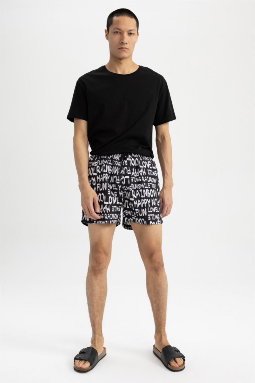 HOMME Noir Short de bain court