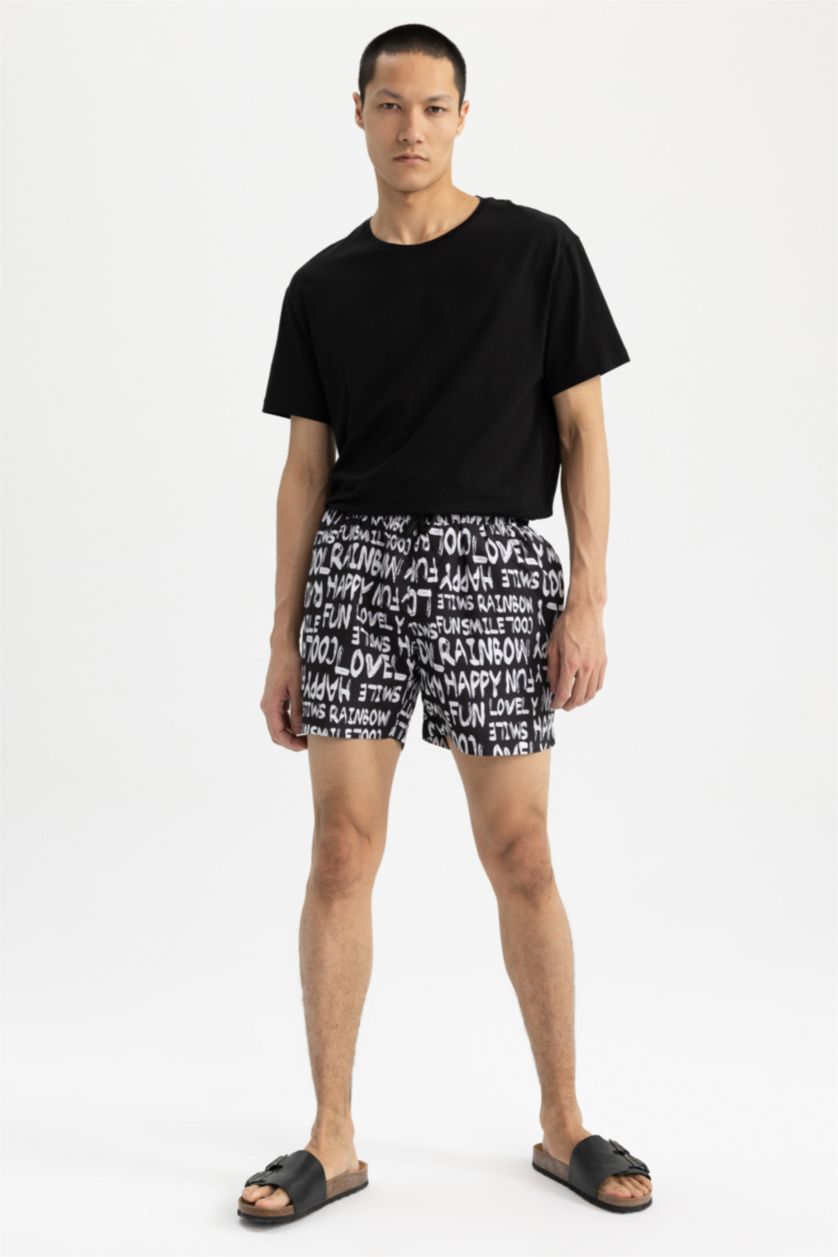 HOMME Noir Short de bain court