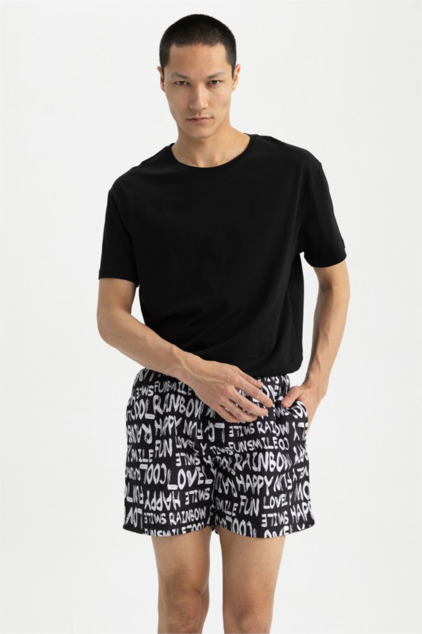 HOMME Noir Short de bain court