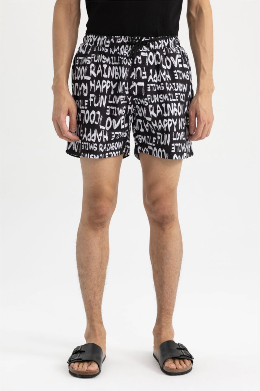 HOMME Noir Short de bain court