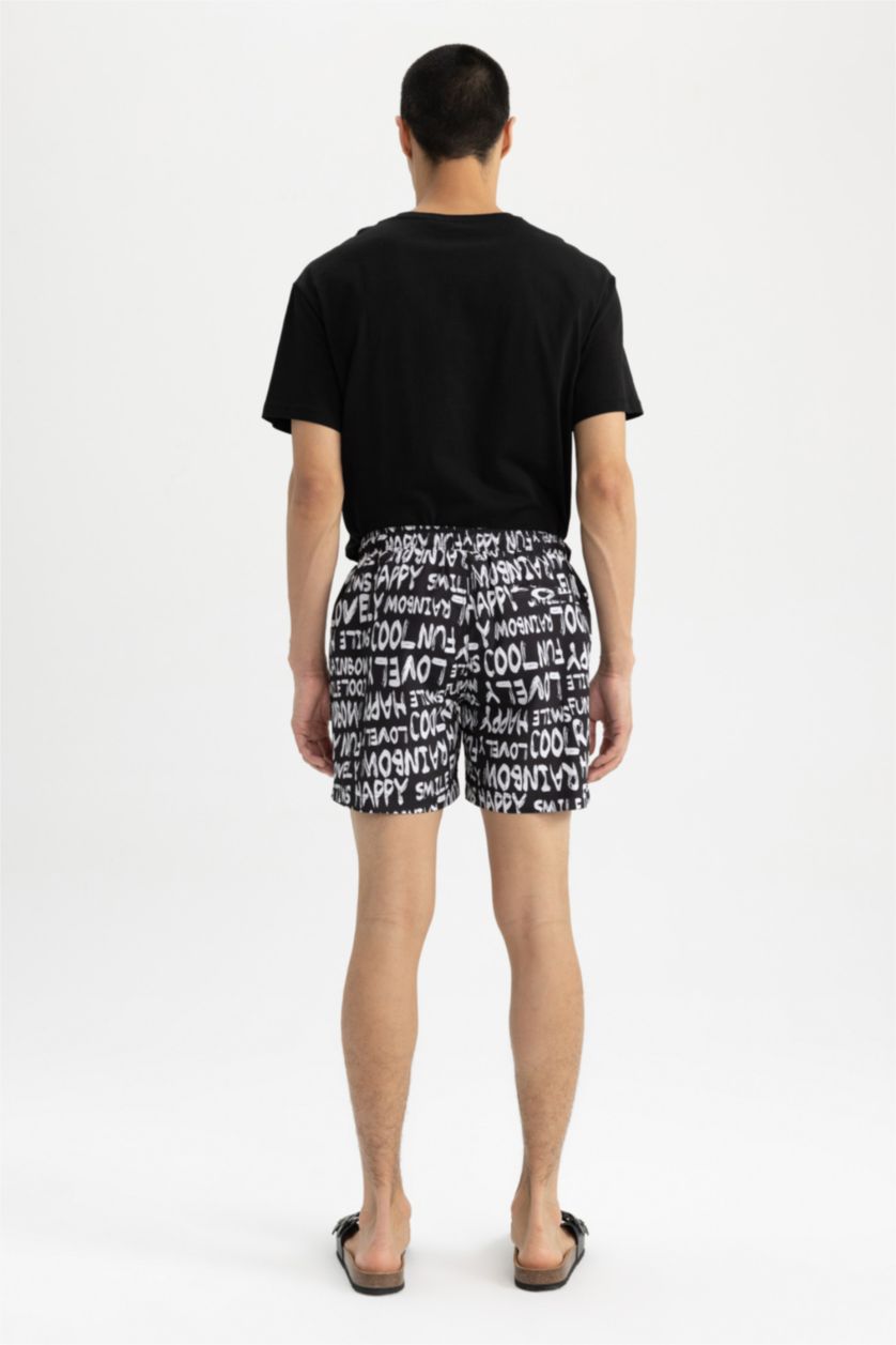 HOMME Noir Short de bain court