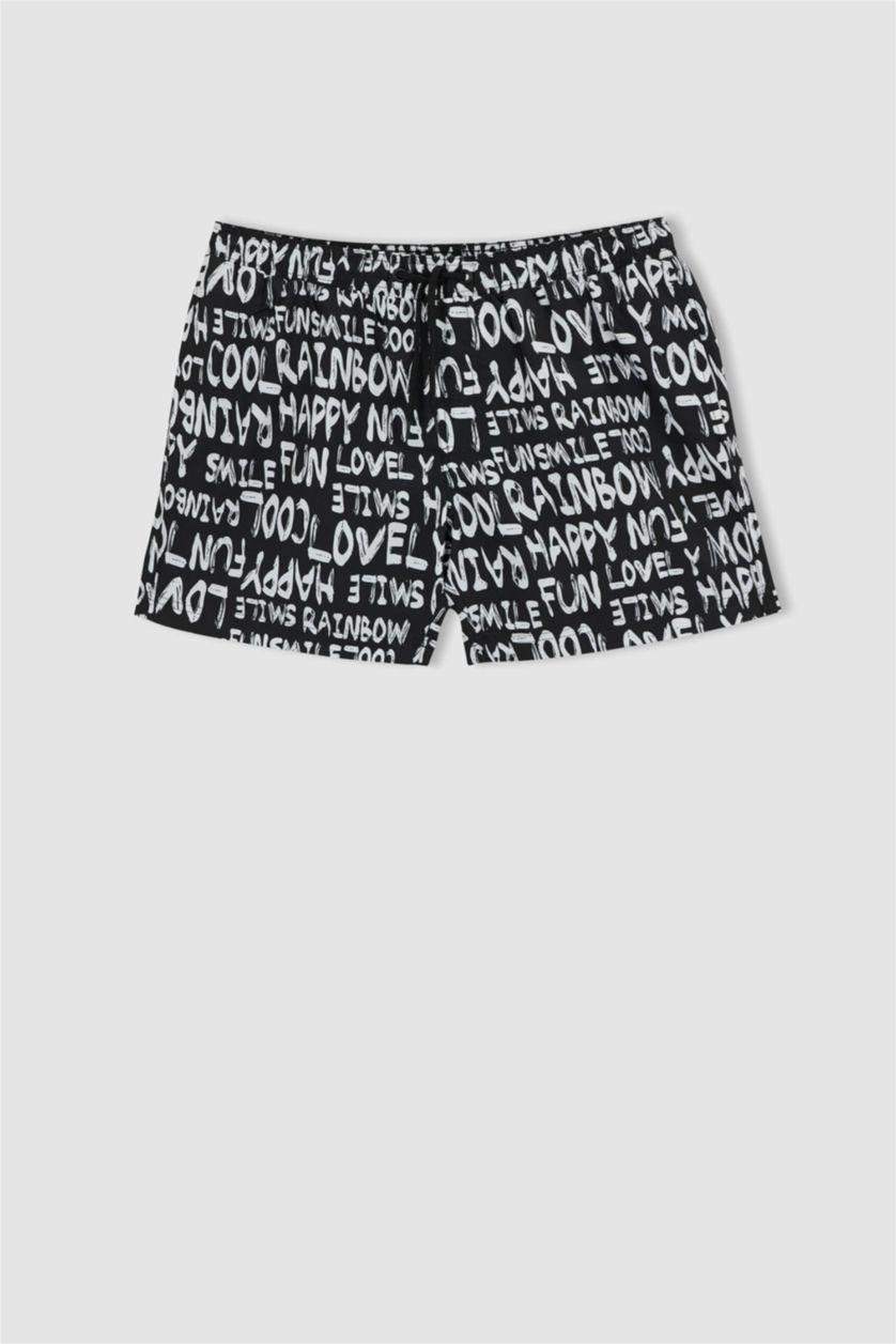 HOMME Noir Short de bain court