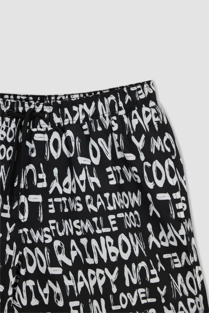 HOMME Noir Short de bain court