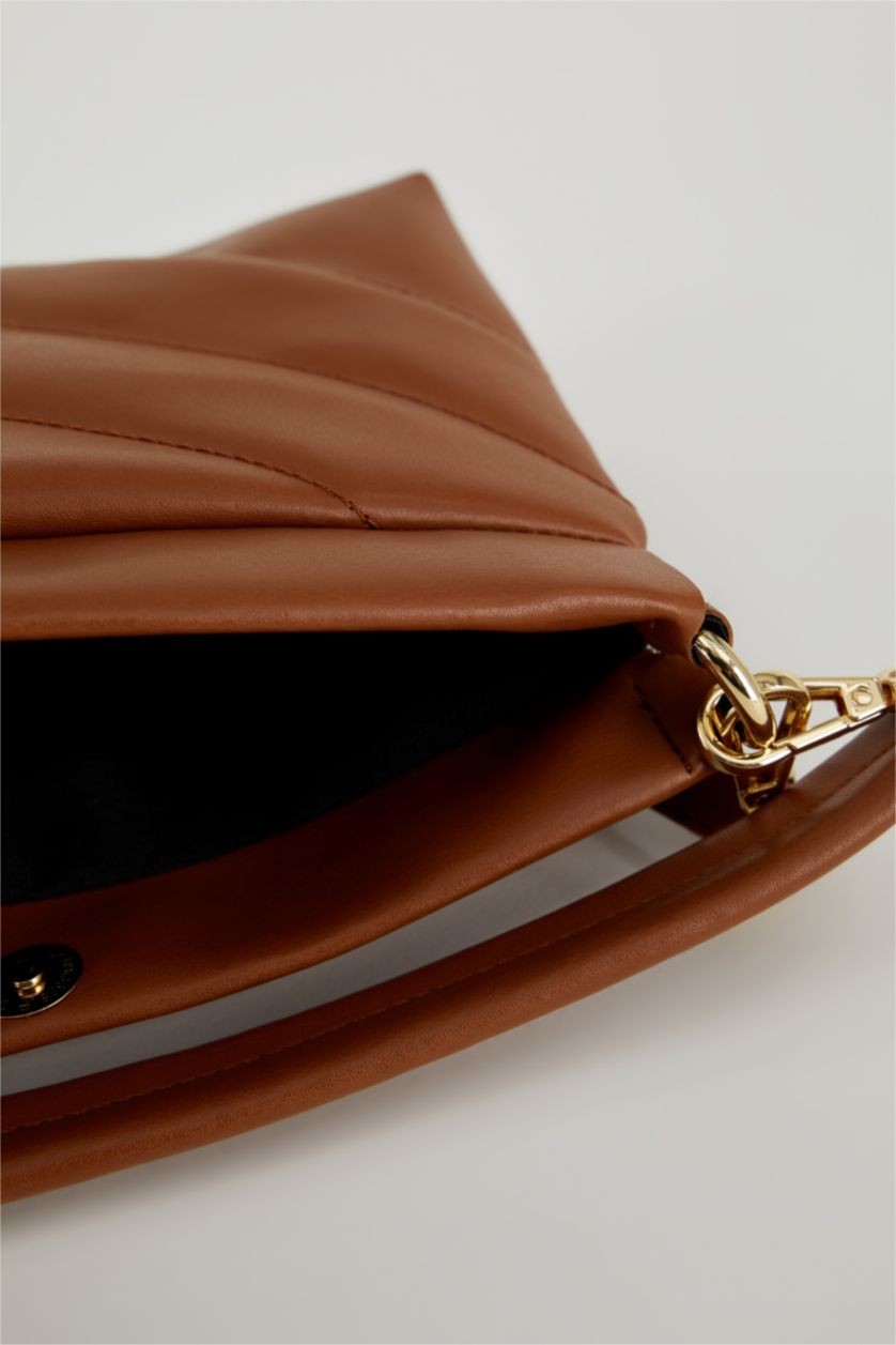 Kadın Taba Suni Deri Çapraz Çanta