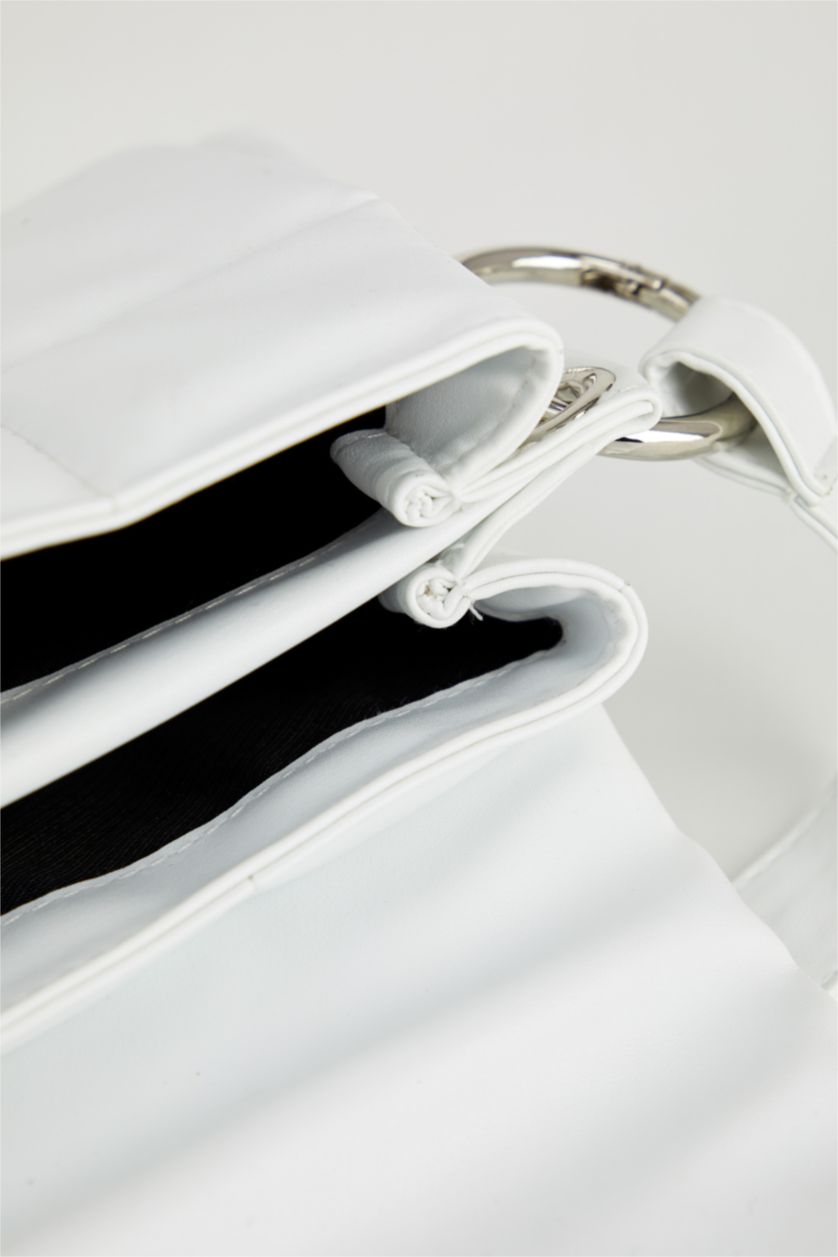 WOMAN White Women's Faux Leather Shoulder Bag