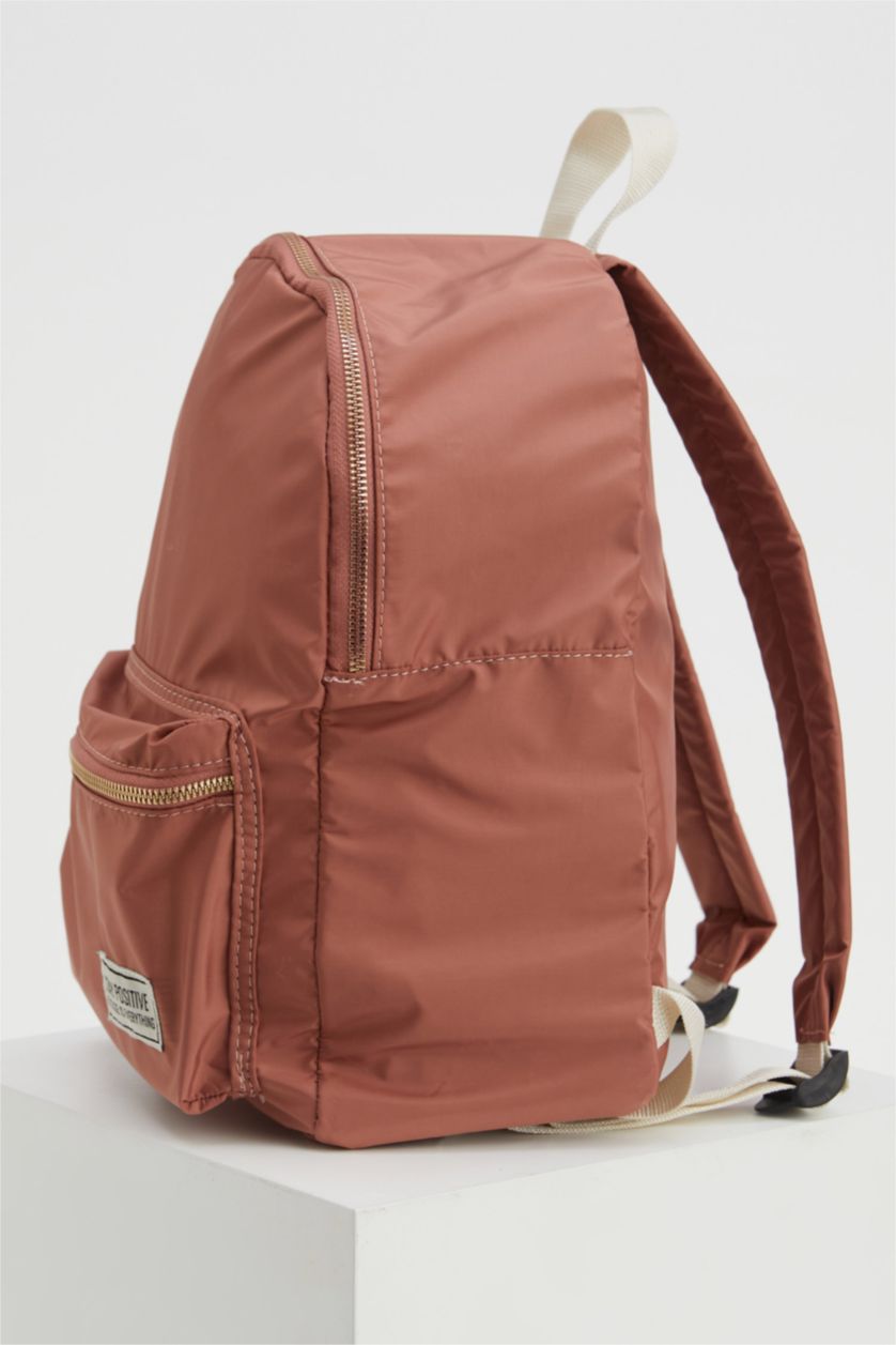 حريمي زهري فاتح شنطة ظهر مدرسة مع قسم لابتوب من DeFactoFit