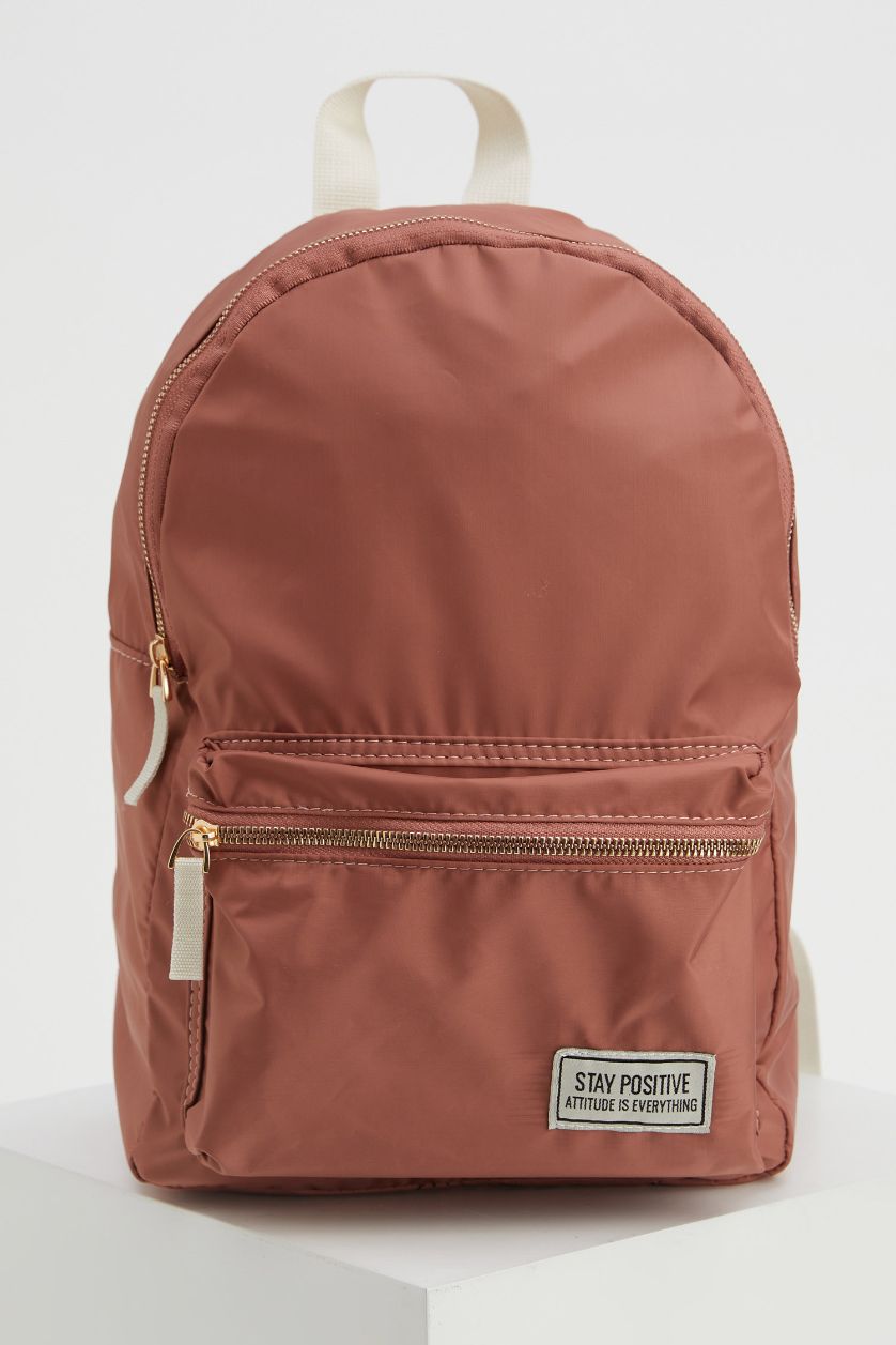 حريمي زهري فاتح شنطة ظهر مدرسة مع قسم لابتوب من DeFactoFit