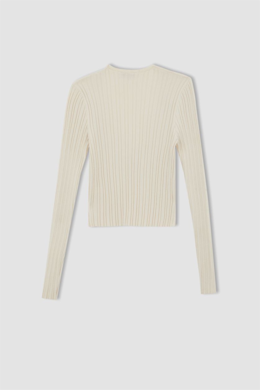 WOMAN Sand Slim Fit Cardigan