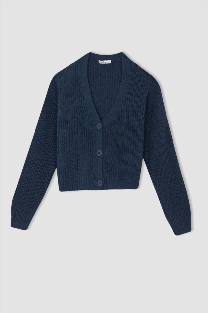 WOMAN Indigo Regular Fit Cardigan