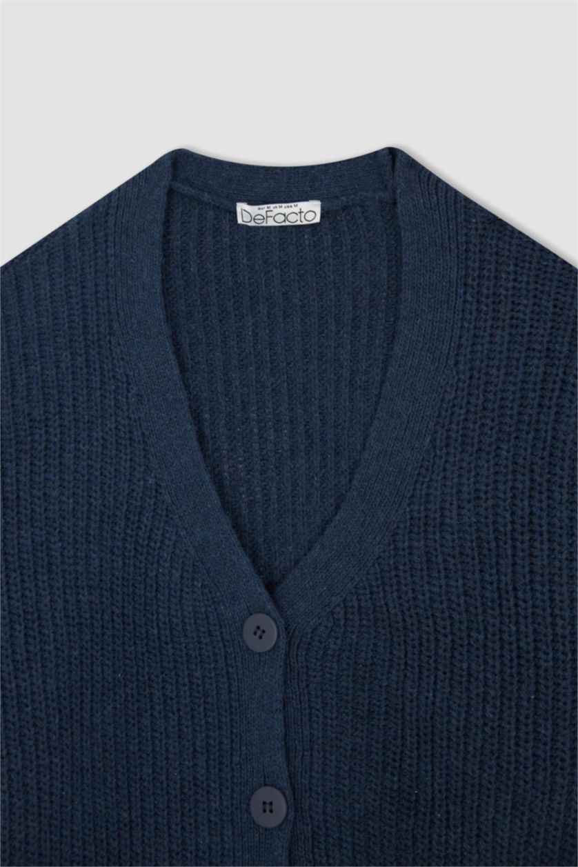 WOMAN Indigo Regular Fit Cardigan