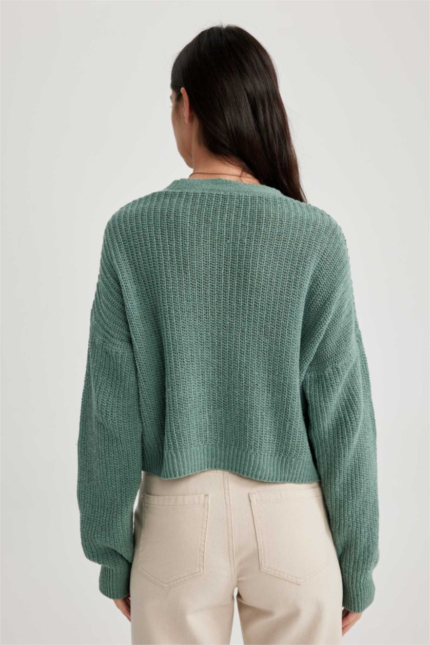 WOMAN Mint Regular Fit Knitwear Cardigan