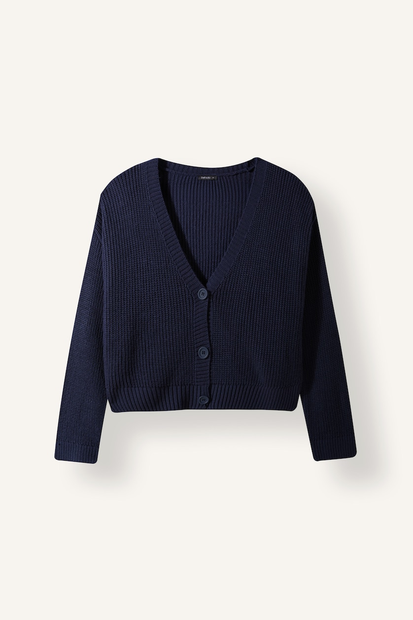 Women Indigo Regular Fit Cardigan