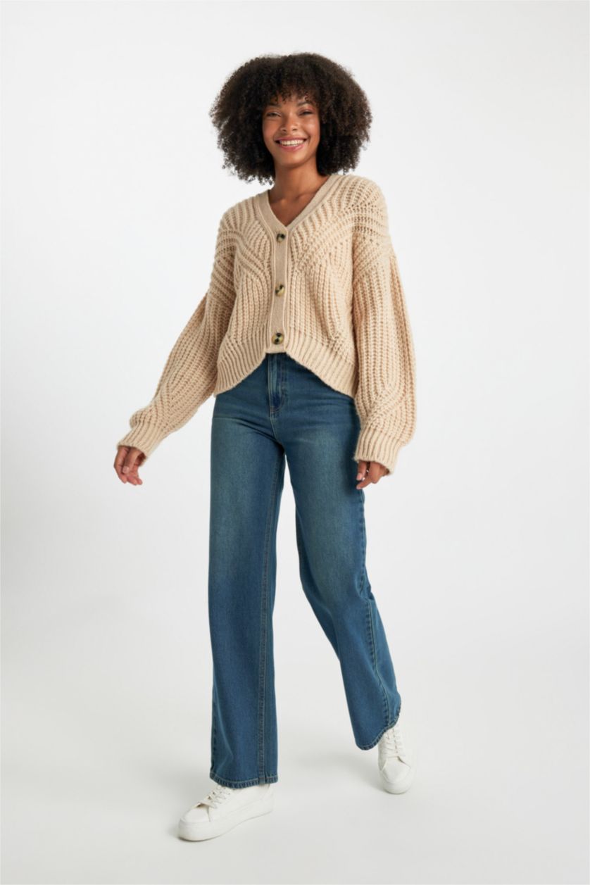 Kadın Ekru Regular Fıt