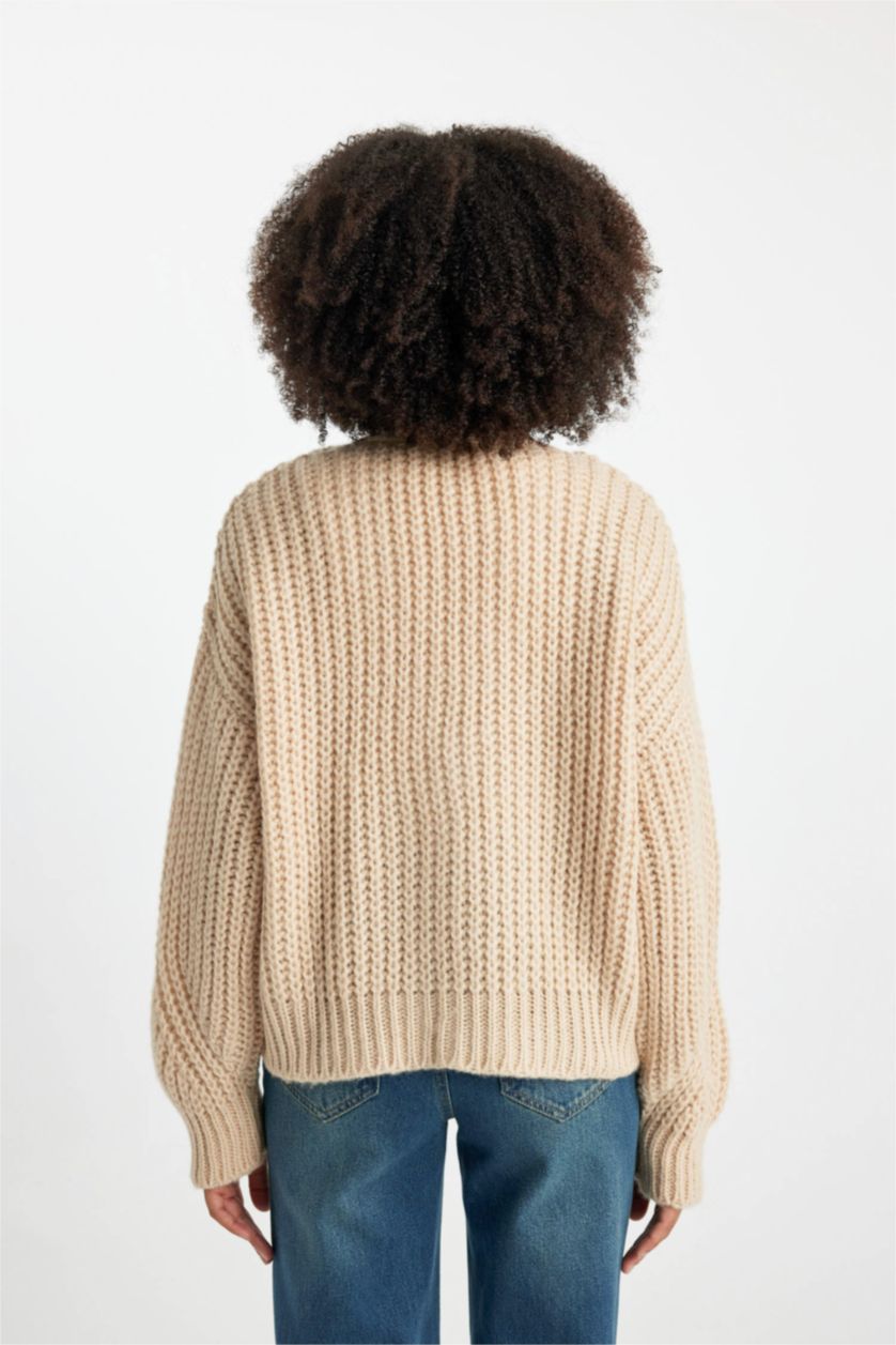 Kadın Ekru Regular Fıt