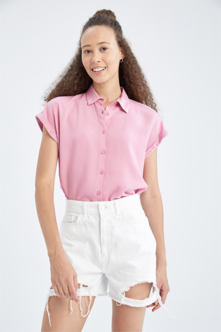 FEMME Rose Relax Fit Short Sleeve Shirt