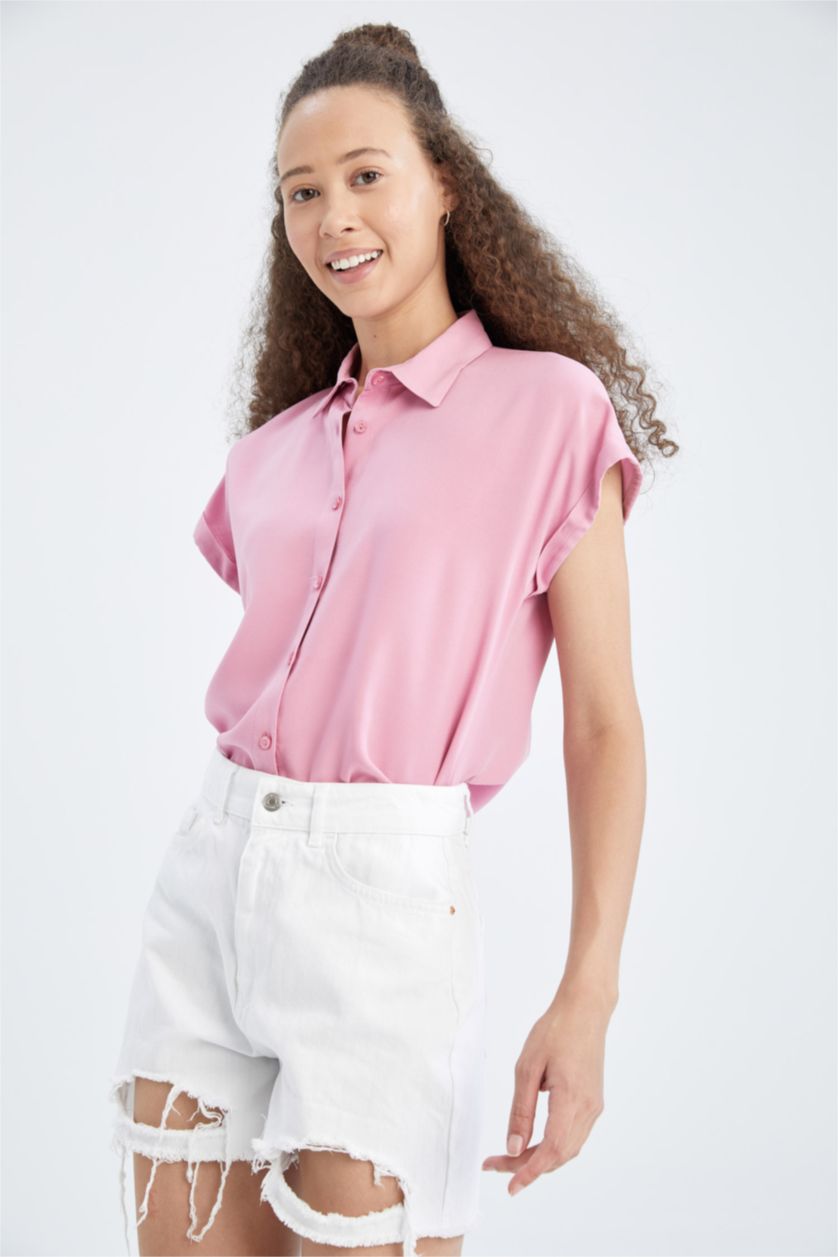 FEMME Rose Relax Fit Short Sleeve Shirt