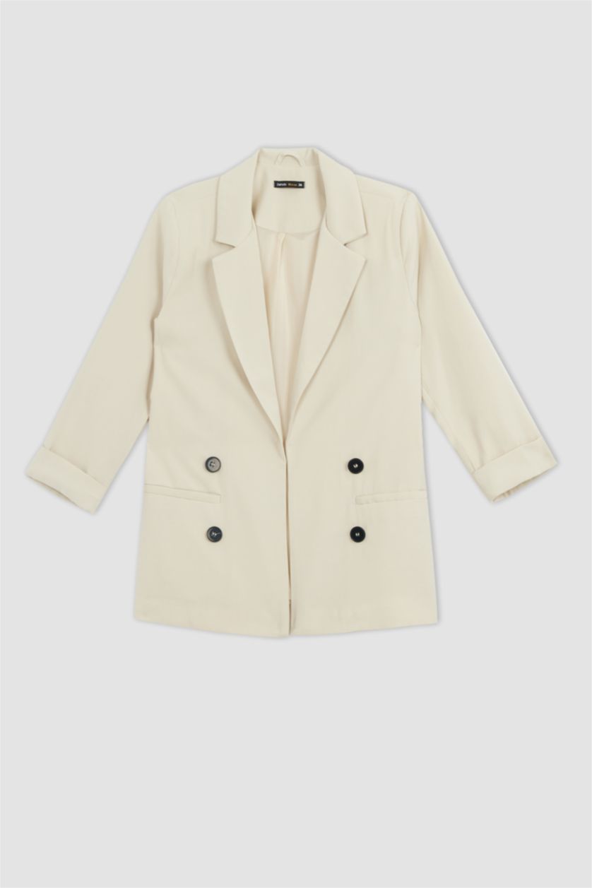 Kadın Taş Loose Fıt Blazer Ceket