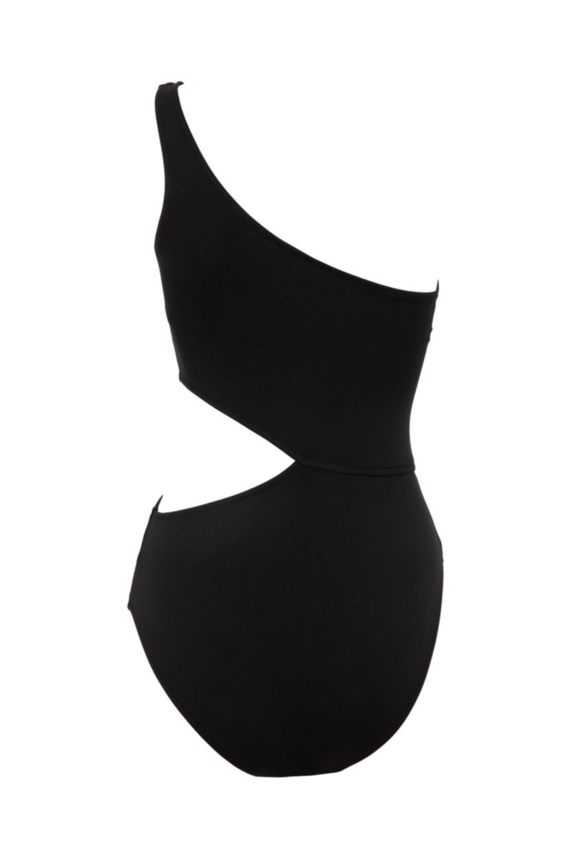 FEMME Noir Maillot De Bain Coupe Régulière