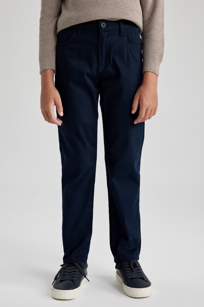 Boys & Teens NAVY Boy Regular Fit Gabardine Trousers