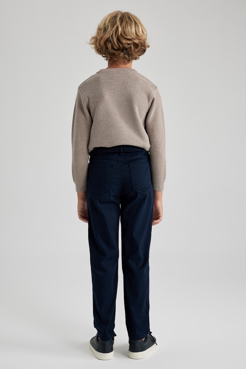 Boys & Teens NAVY Boy Regular Fit Gabardine Trousers
