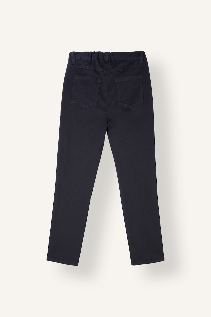 Boys & Teens NAVY Boy Straight Leg Gabardine Trousers