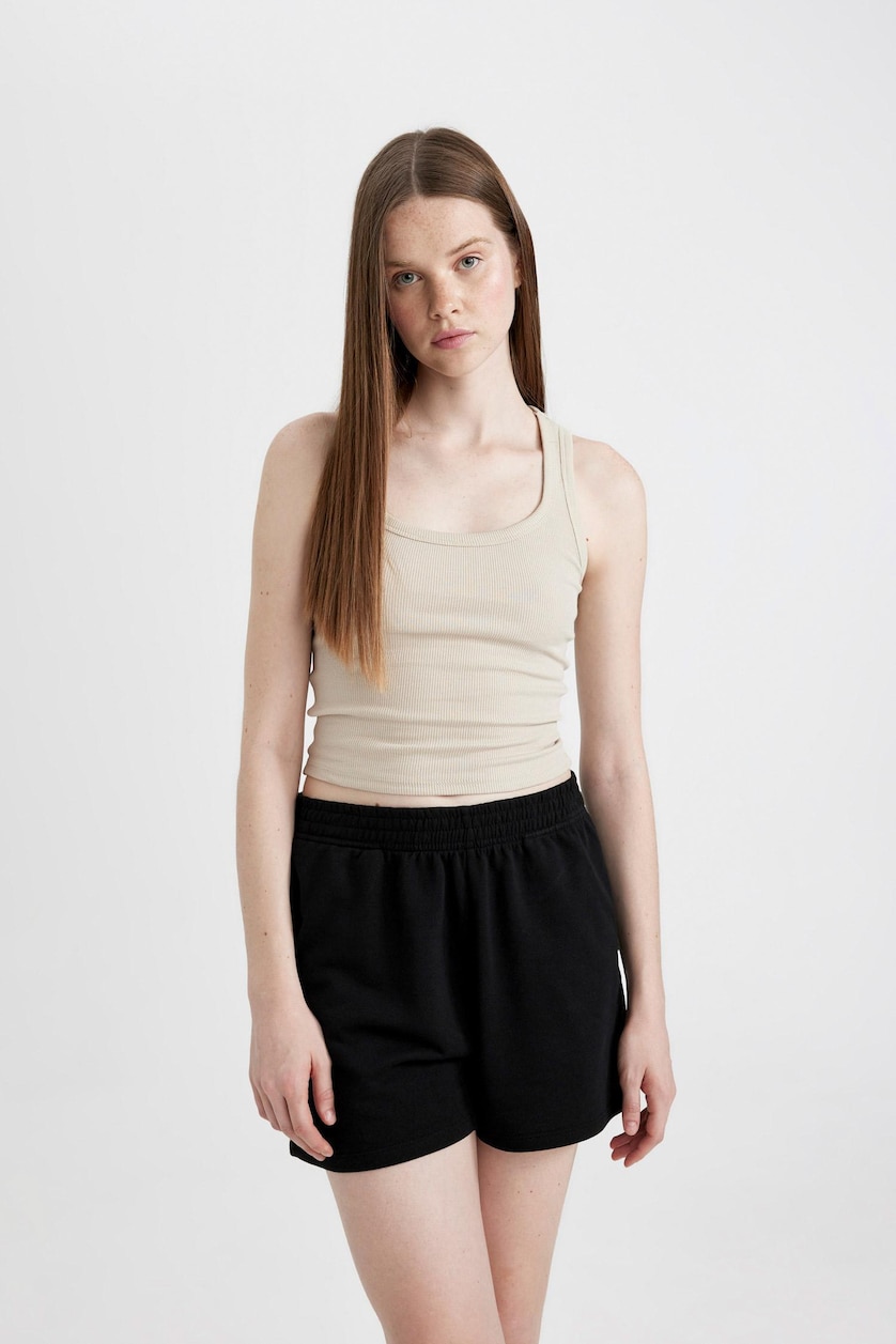 Women Black Thin Sweatshirt Fabric