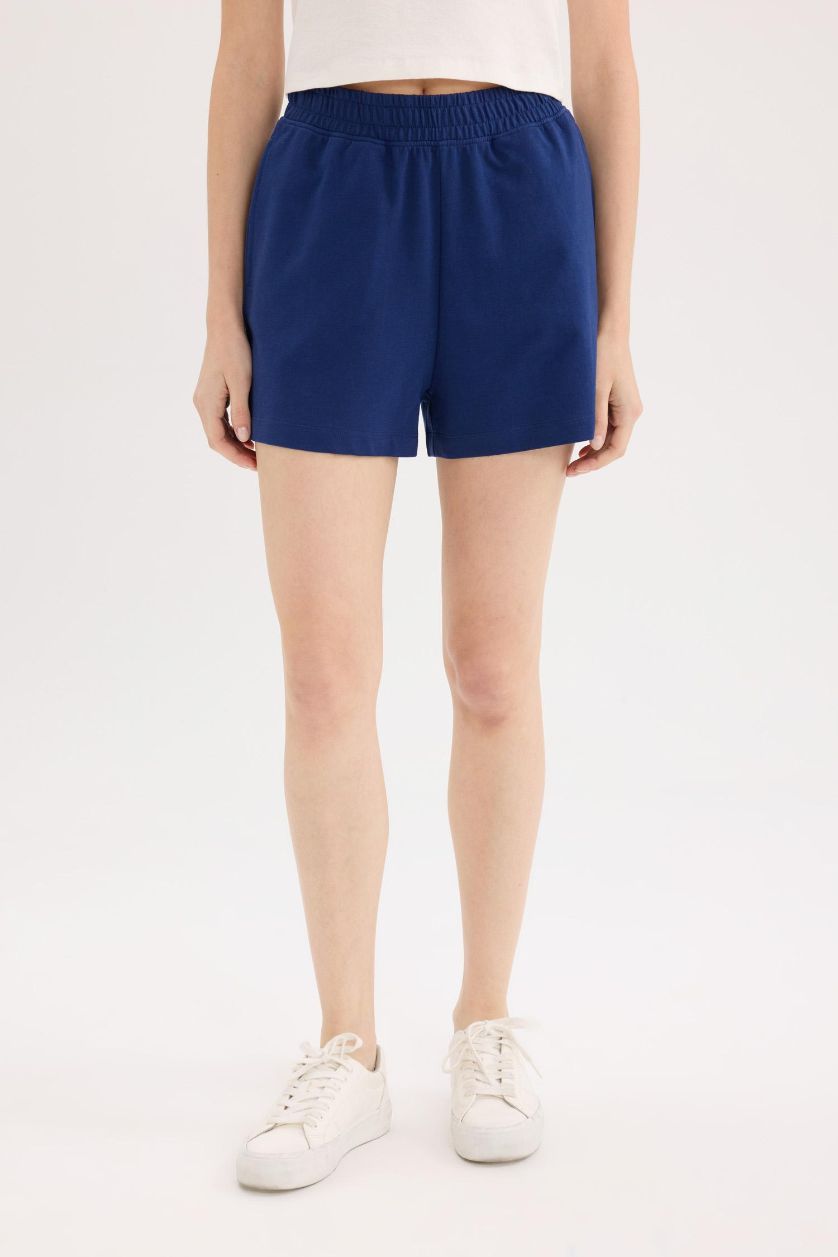 Woman NAVY Regular Hem Shorts