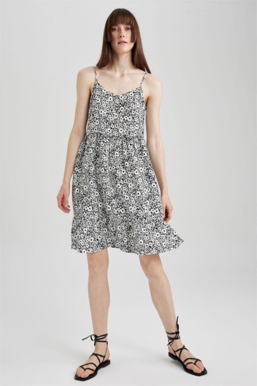 نساء أسود فستان نص كم قصير