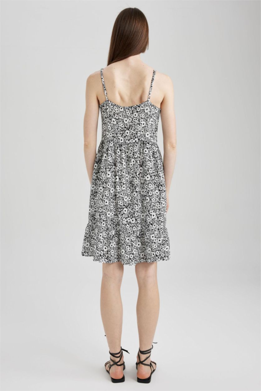 نساء أسود فستان نص كم قصير