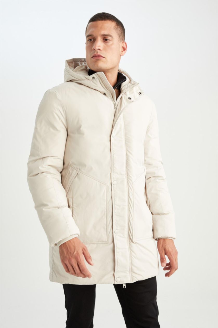 MAN Stone Oversize Fit Hooded Warmtech Waterproof Thick Puffer Jacket